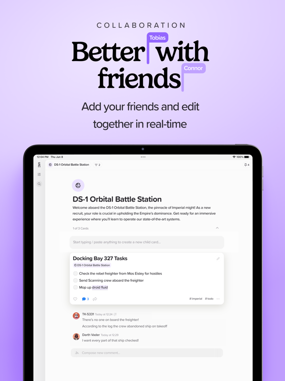Supernotes – Notes & Journal iPad Screenshots