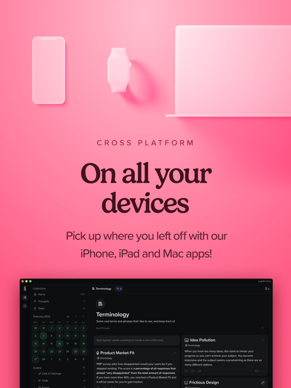 Supernotes – Notes & Journal iPad Screenshots