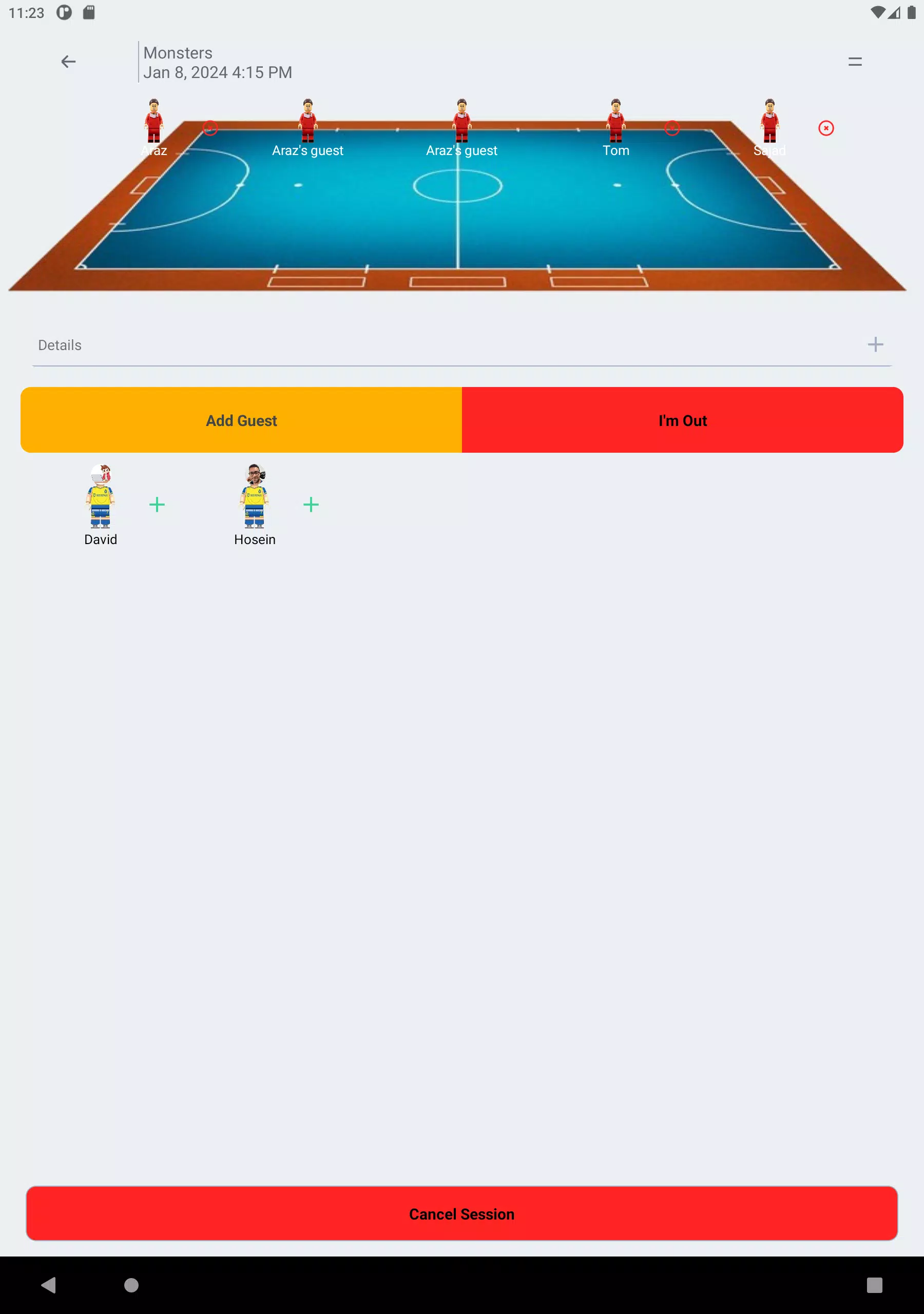 Team Wallet Screenshots