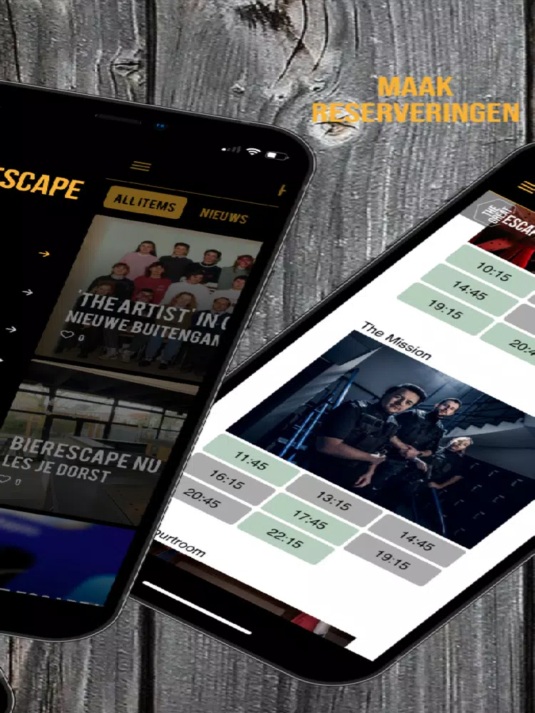 The Great Escape Zwolle iPad Screenshots