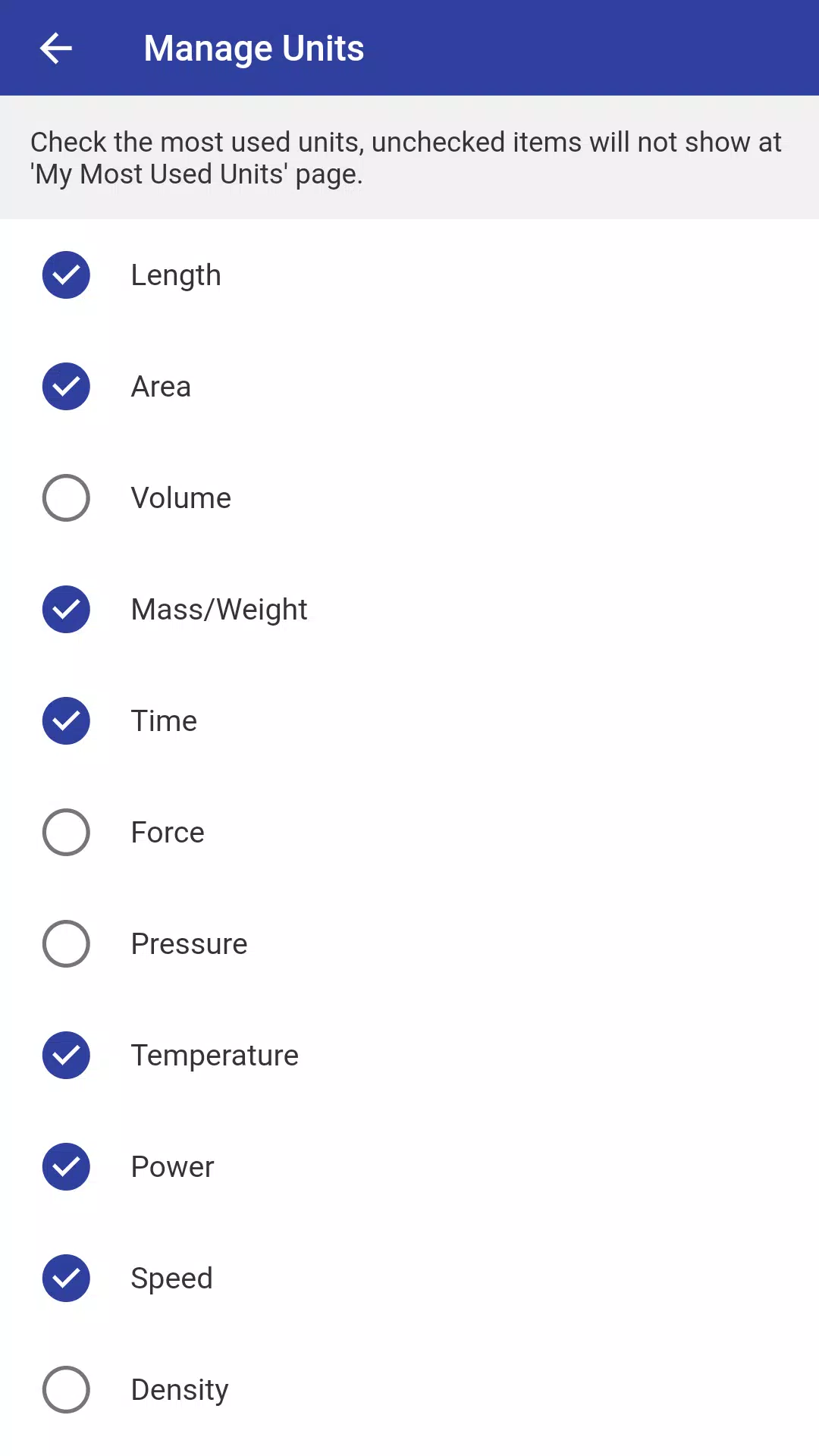 Unit Converter Screenshots