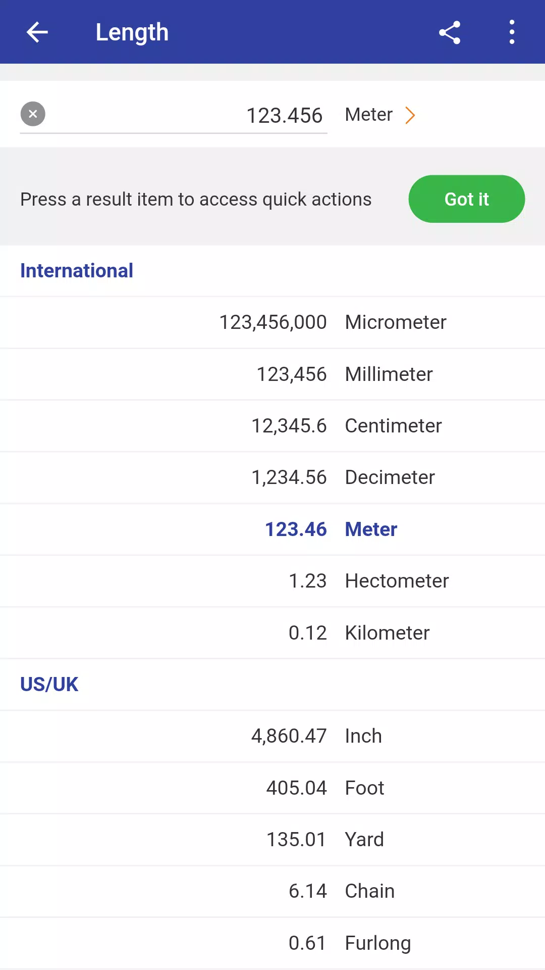 Unit Converter Screenshots