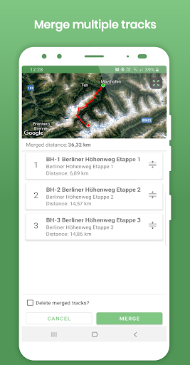 Tracklia: GPX, KML, KMZ & maps Screenshots