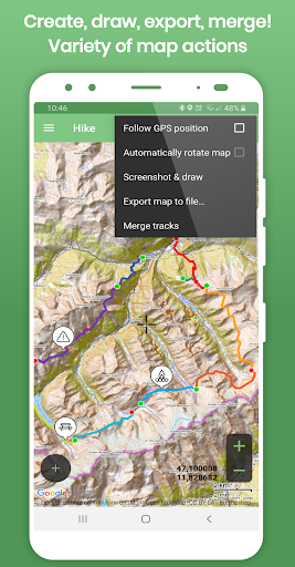 Tracklia: GPX, KML, KMZ & maps Screenshots