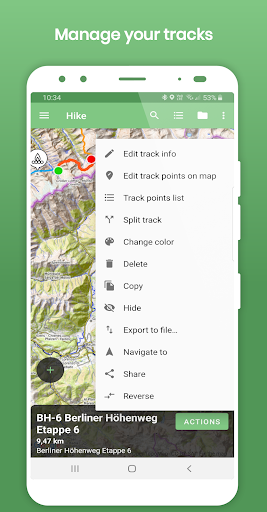Tracklia: GPX, KML, KMZ & maps Screenshots