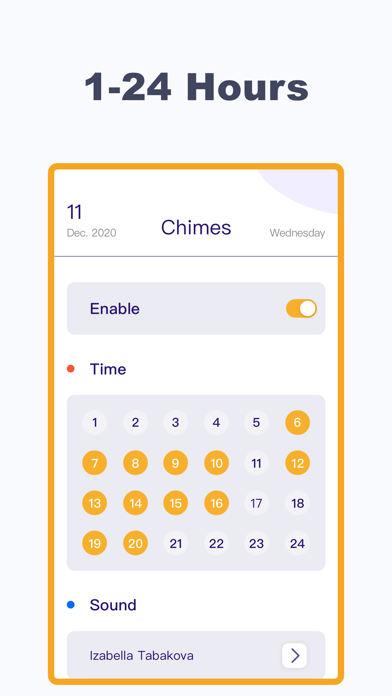 Hourly Chime-Reminder & Widget Screenshots