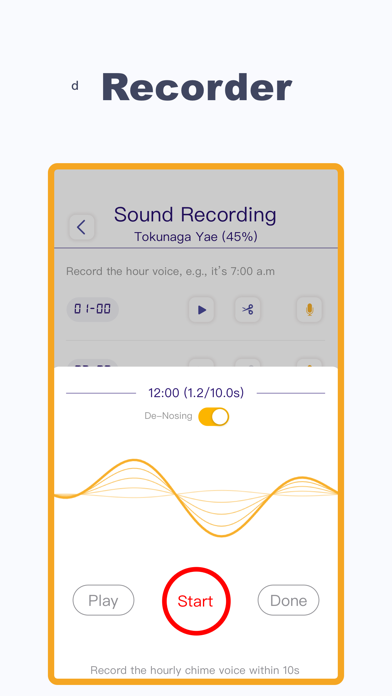 Hourly Chime-Reminder & Widget Screenshots