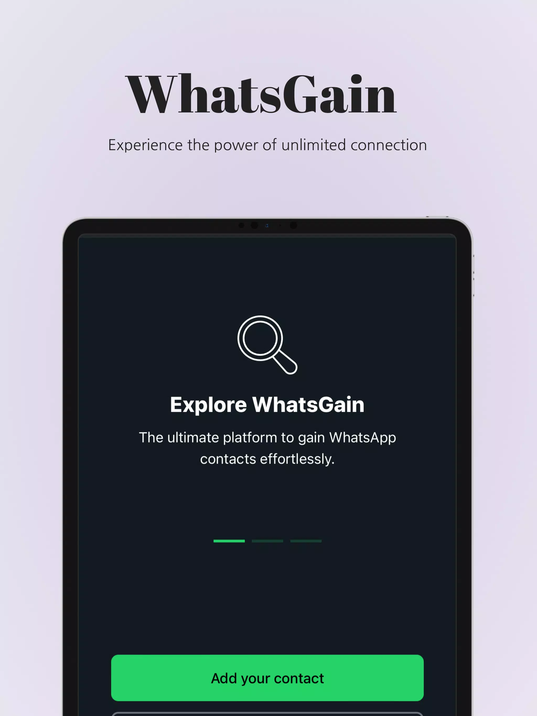 WhatsGain Screenshots