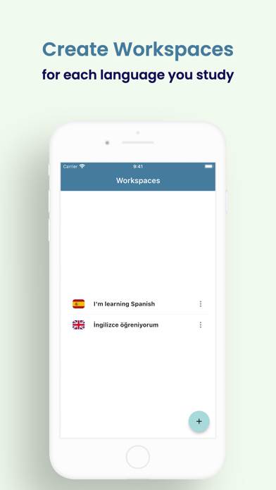 Capturas de pantalla de Vocabulario: Flashcard Builder