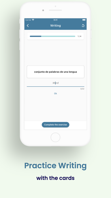 Capturas de pantalla de Vocabulario: Flashcard Builder