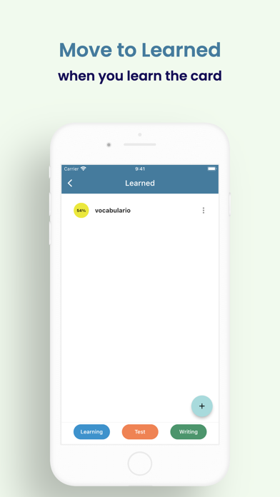 Capturas de pantalla de Vocabulario: Flashcard Builder