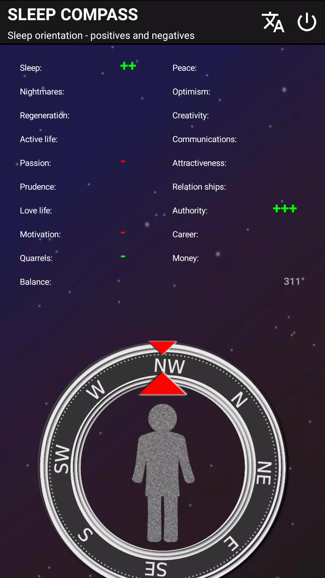 SLEEP COMPASS Screenshots