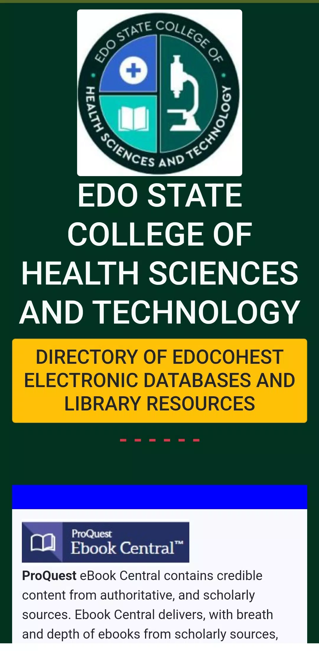 Edocohest eLibrary應用截圖