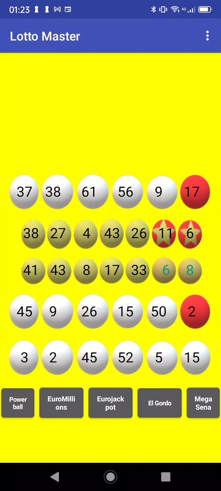 Lotto Master Screenshots