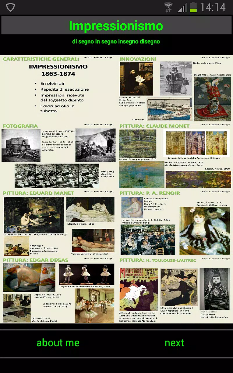 Screenshot di Impressionismo Arte