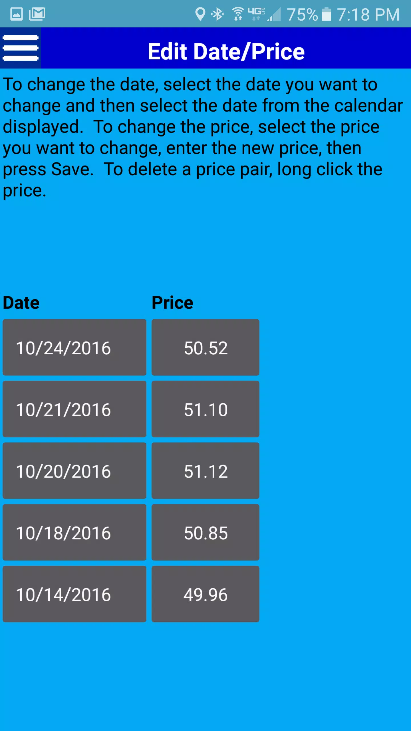 OilPriceNow Screenshots
