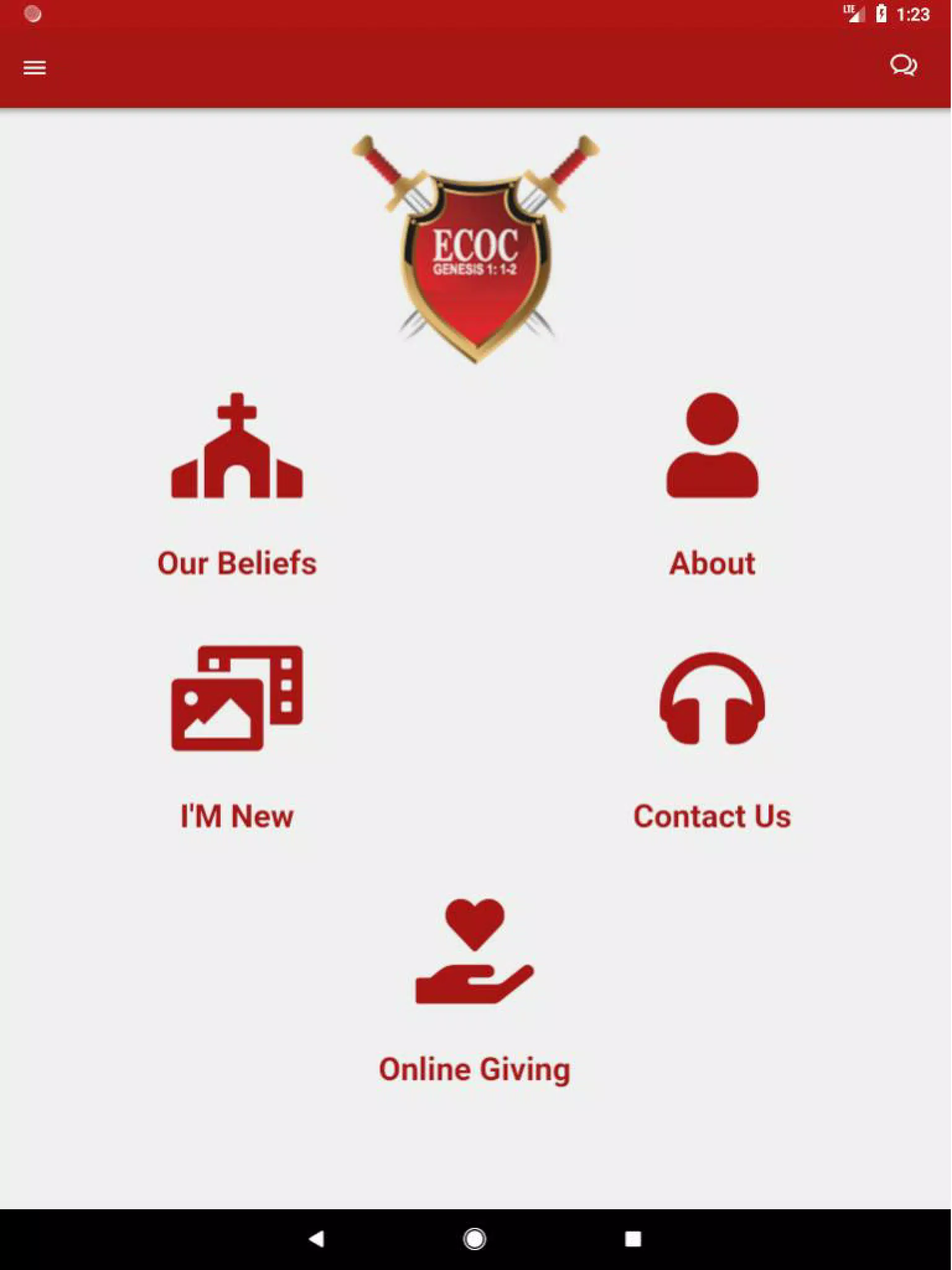 Elohim Christian Outreach Screenshots