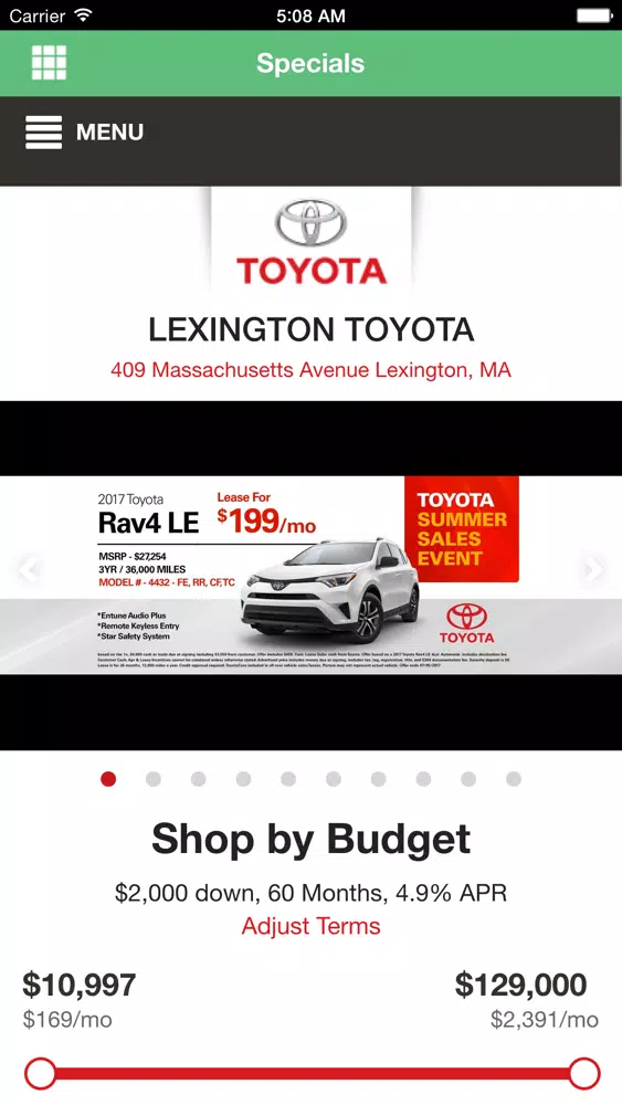 Lexington Toyota Screenshots