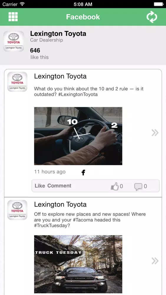 Lexington Toyota Screenshots