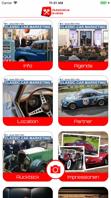 Automotive Events Screenshots