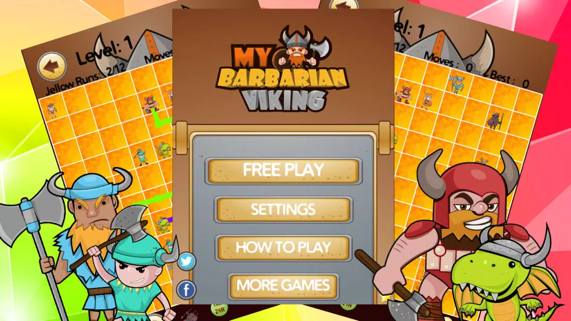 A Vikings Voyage Puzzl-e - Nordic Trolls Super-Card Connect Dots Game应用截图