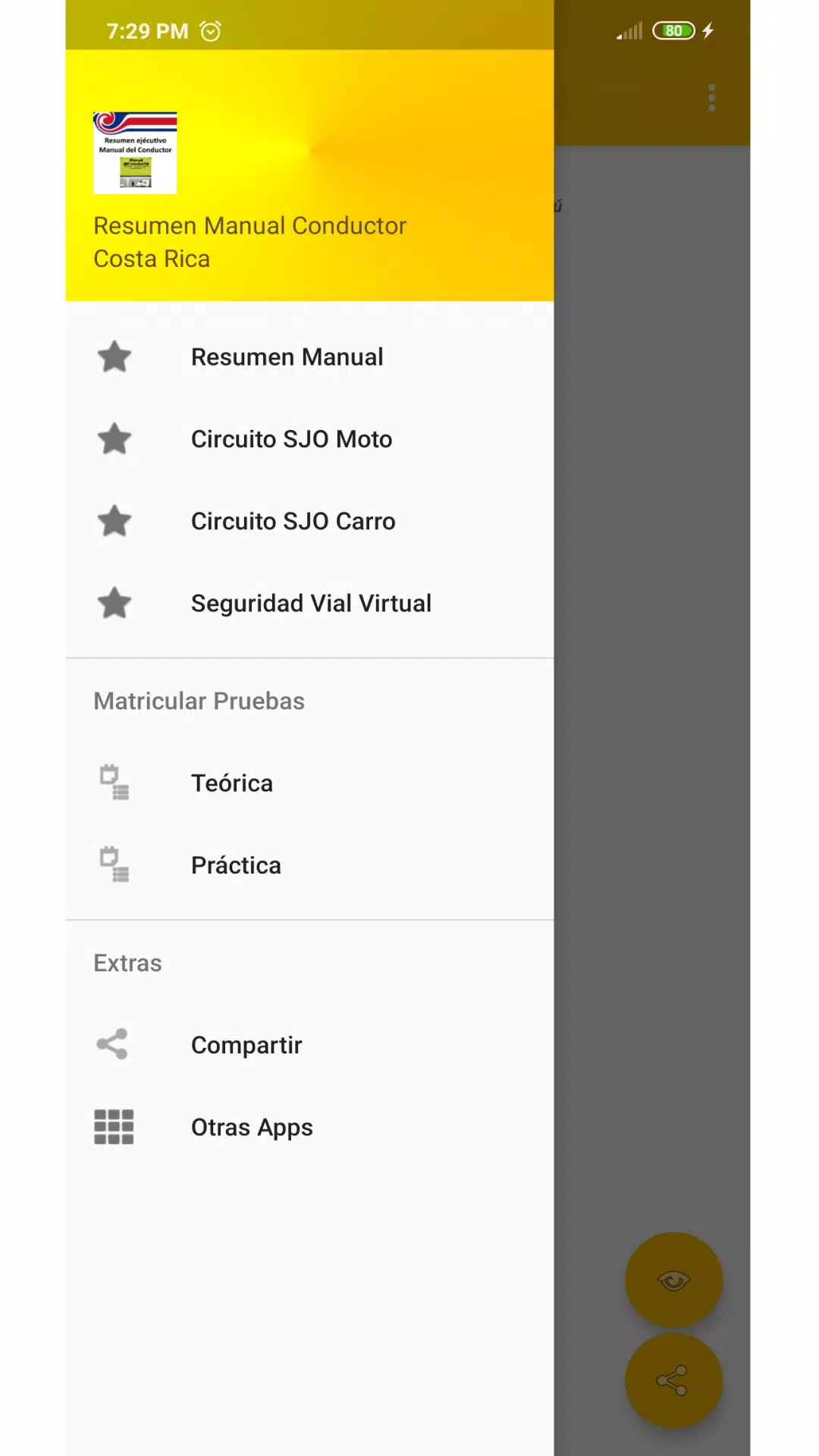 Manual del conductor CR Screenshots