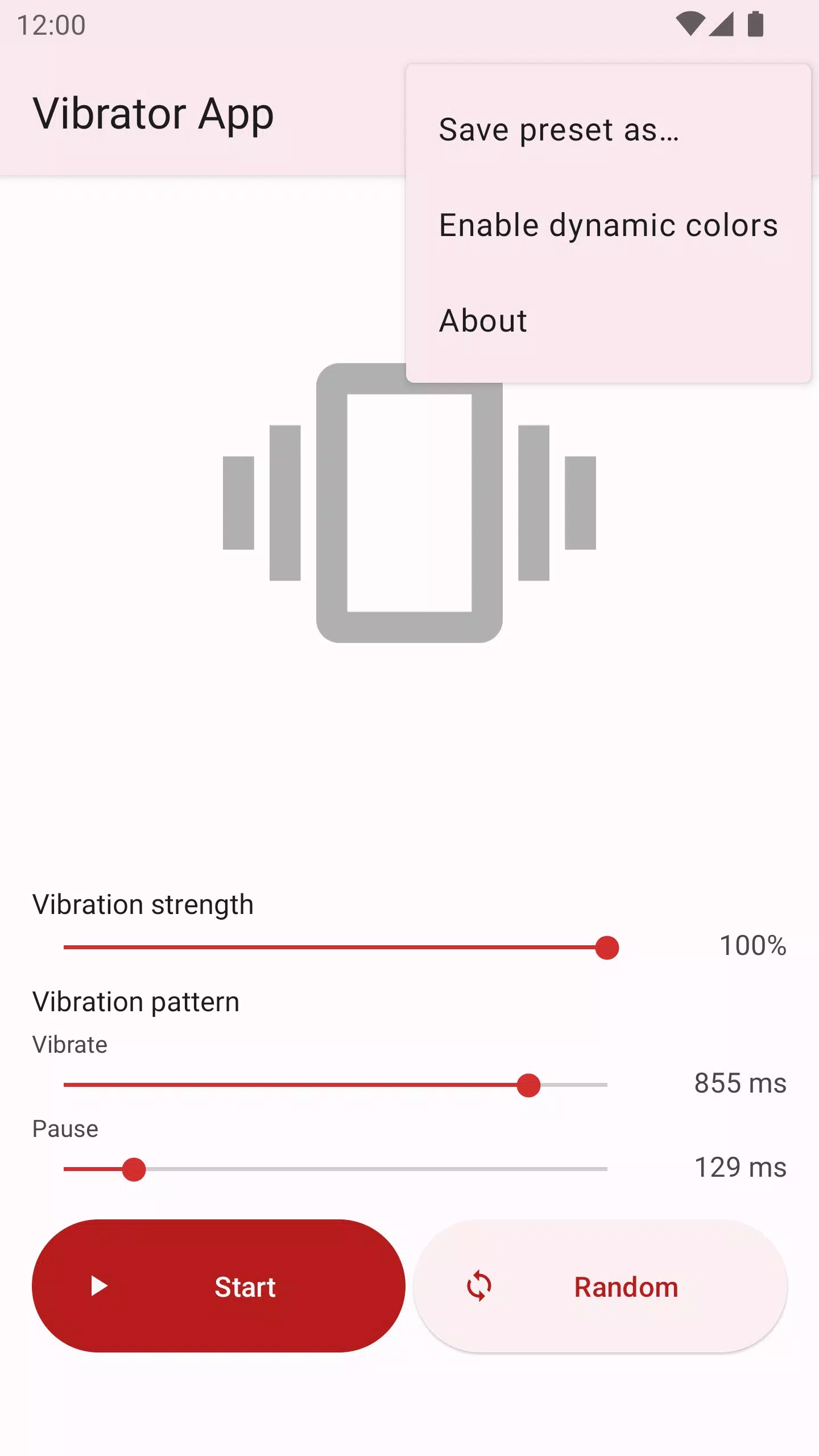 Vibrator App Screenshots
