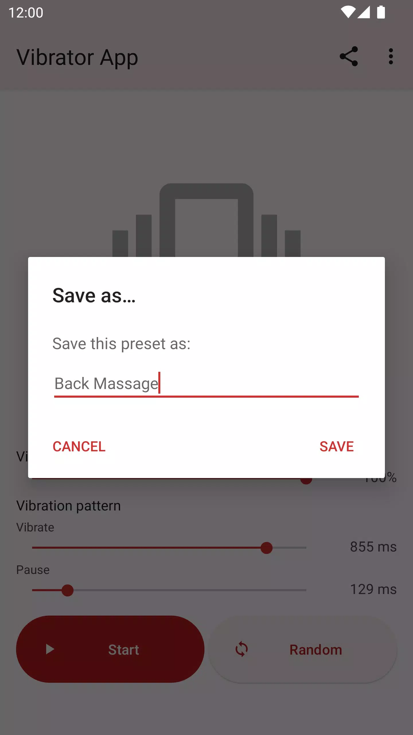 Vibrator App Screenshots