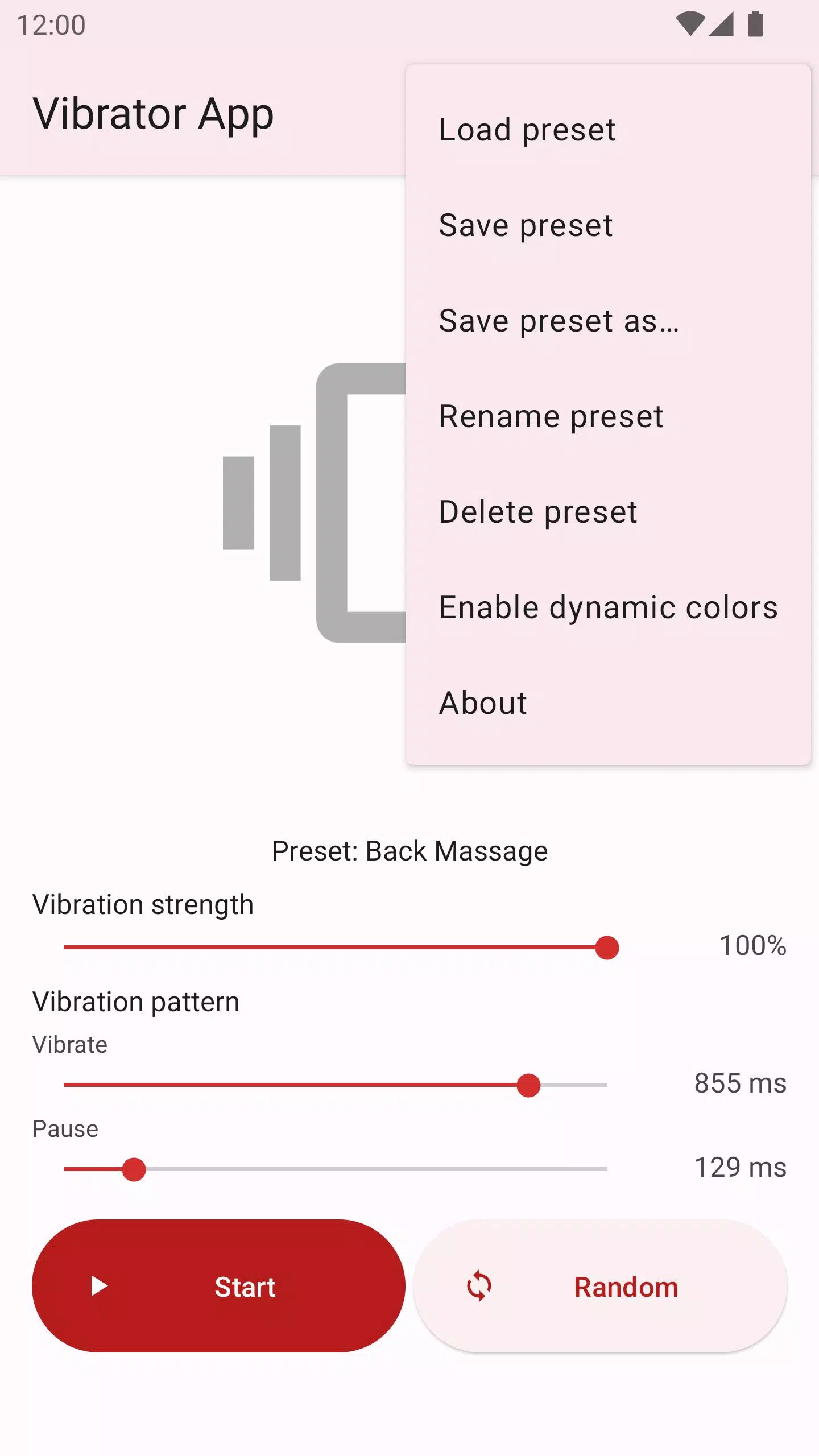 Vibrator App Screenshots