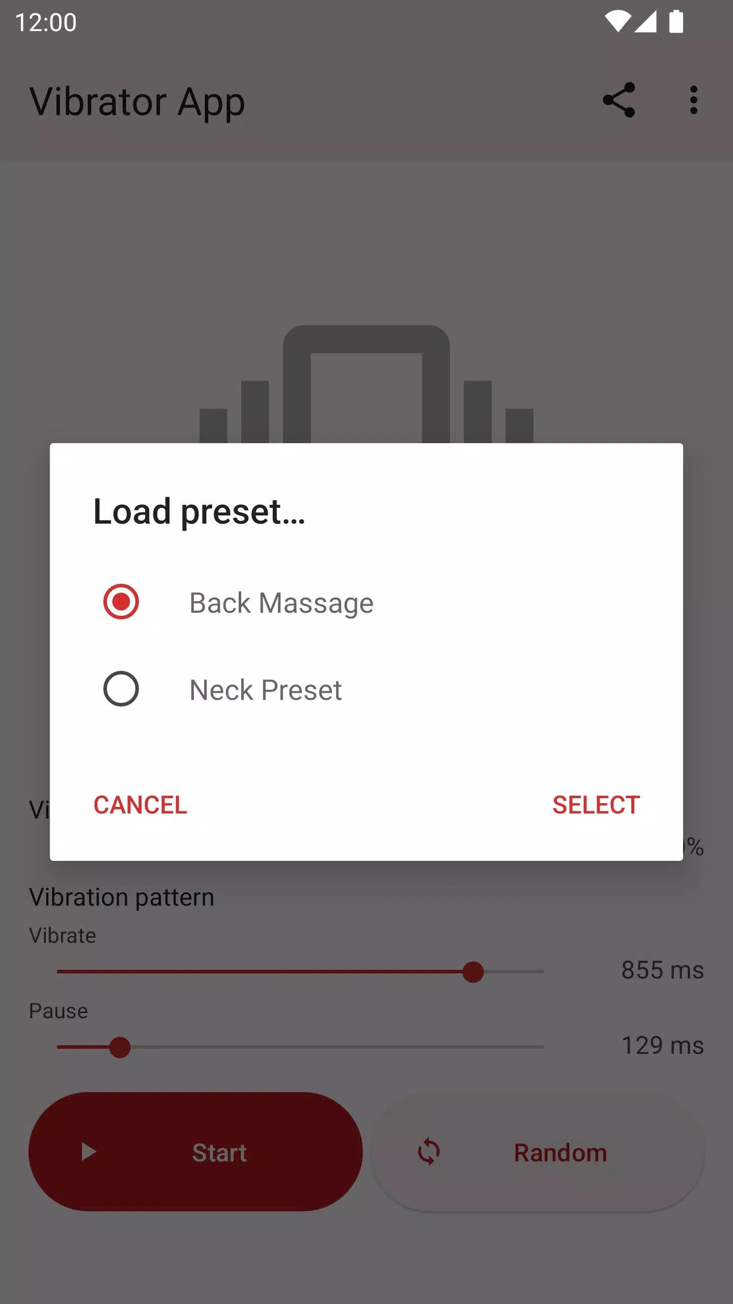 Vibrator App Screenshots