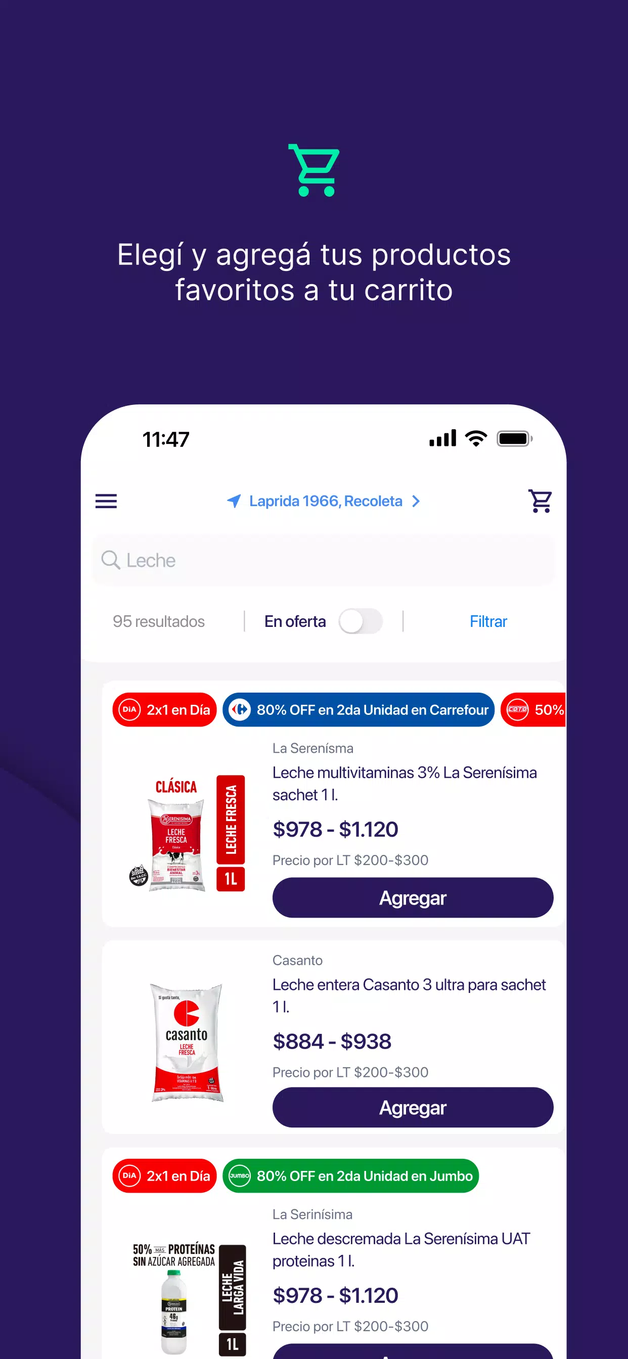 Mirá Precios Screenshots