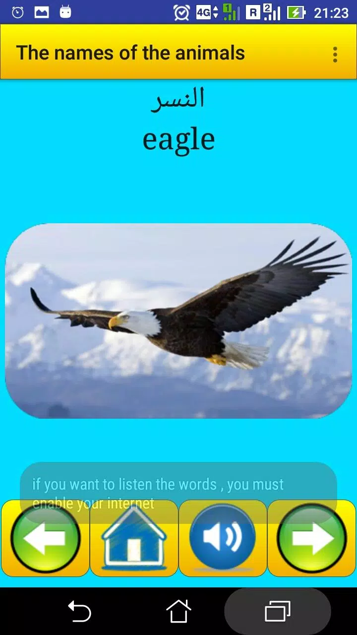 The names of the animals in Ar Screenshots