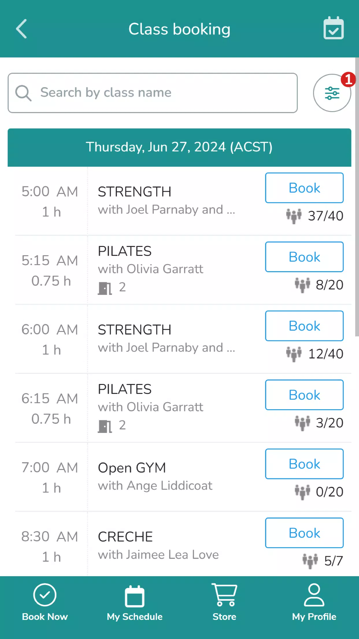 ARC Fitness Australia Screenshots