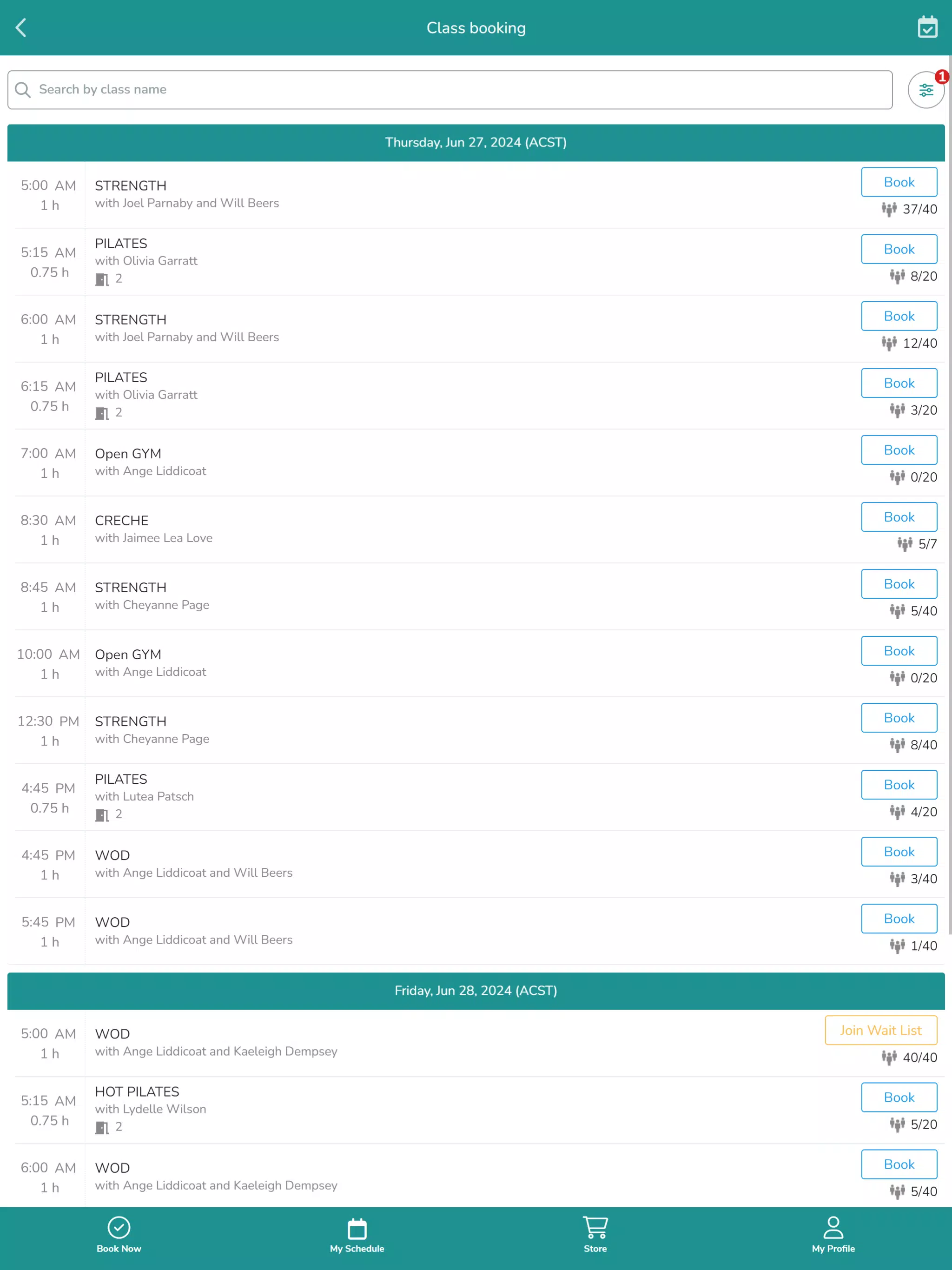 ARC Fitness Australia Screenshots