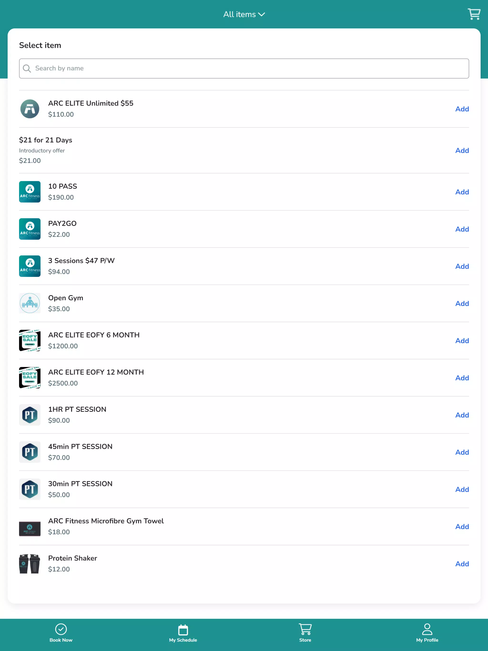 ARC Fitness Australia Screenshots