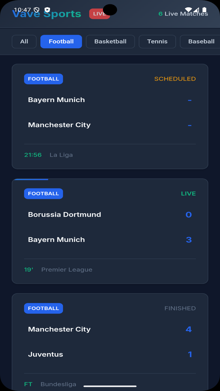 Vave Screenshots