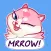 Pink Pussy Cat Stickers
