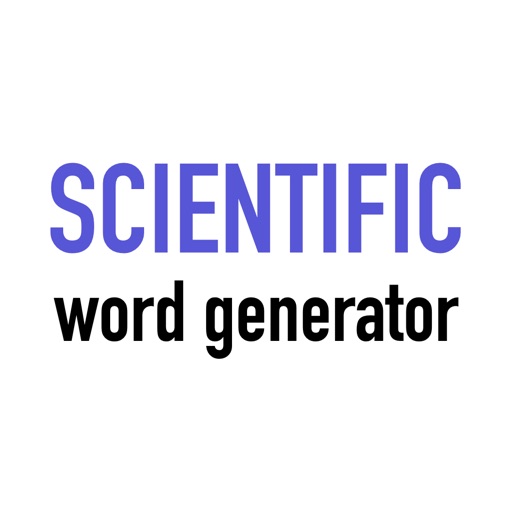 Scientific Word Generator Scientific Word Generator