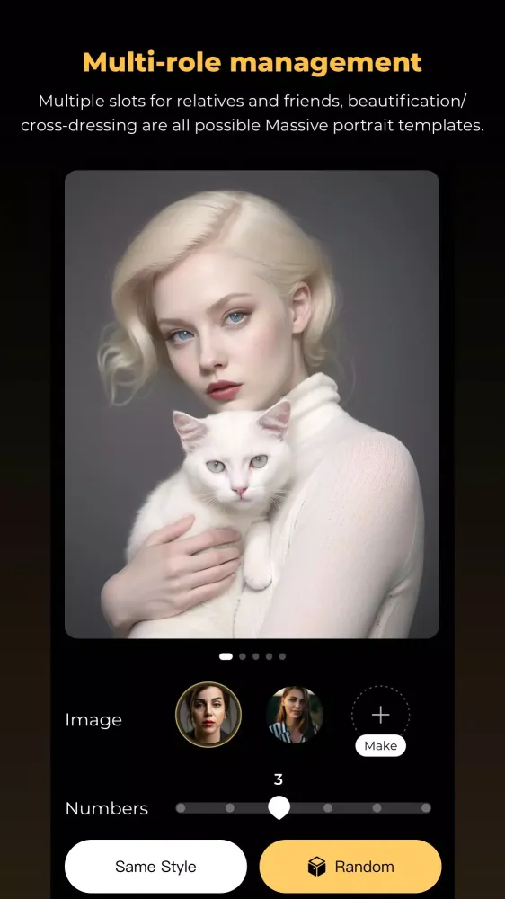 Xlens-AI mix photo effect Screenshots