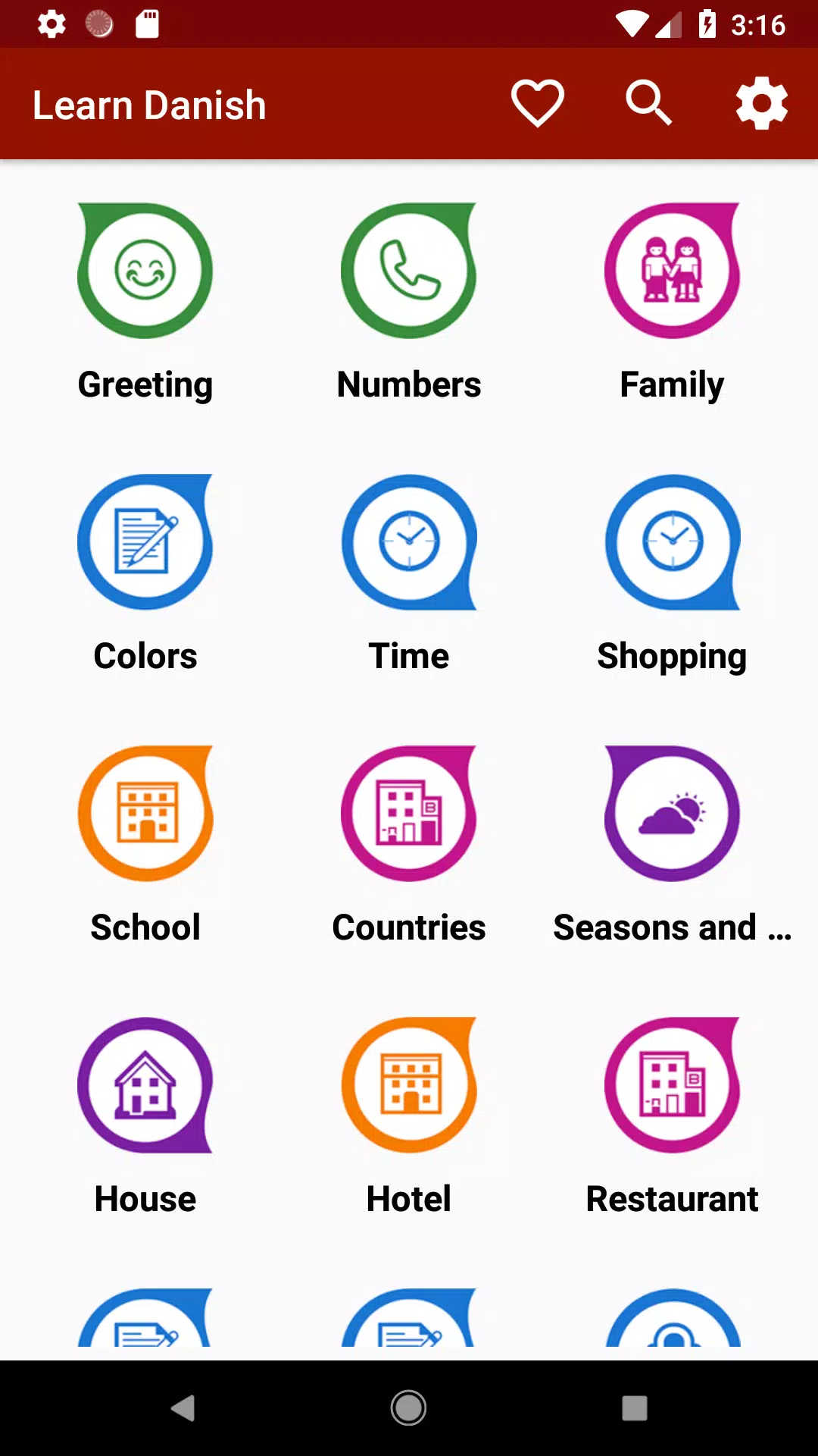 Learn Danish Screenshots