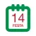 Festività Calendario Italia 2016 - Festa nazionale e giorno festivo prescritto dalla legge lunario