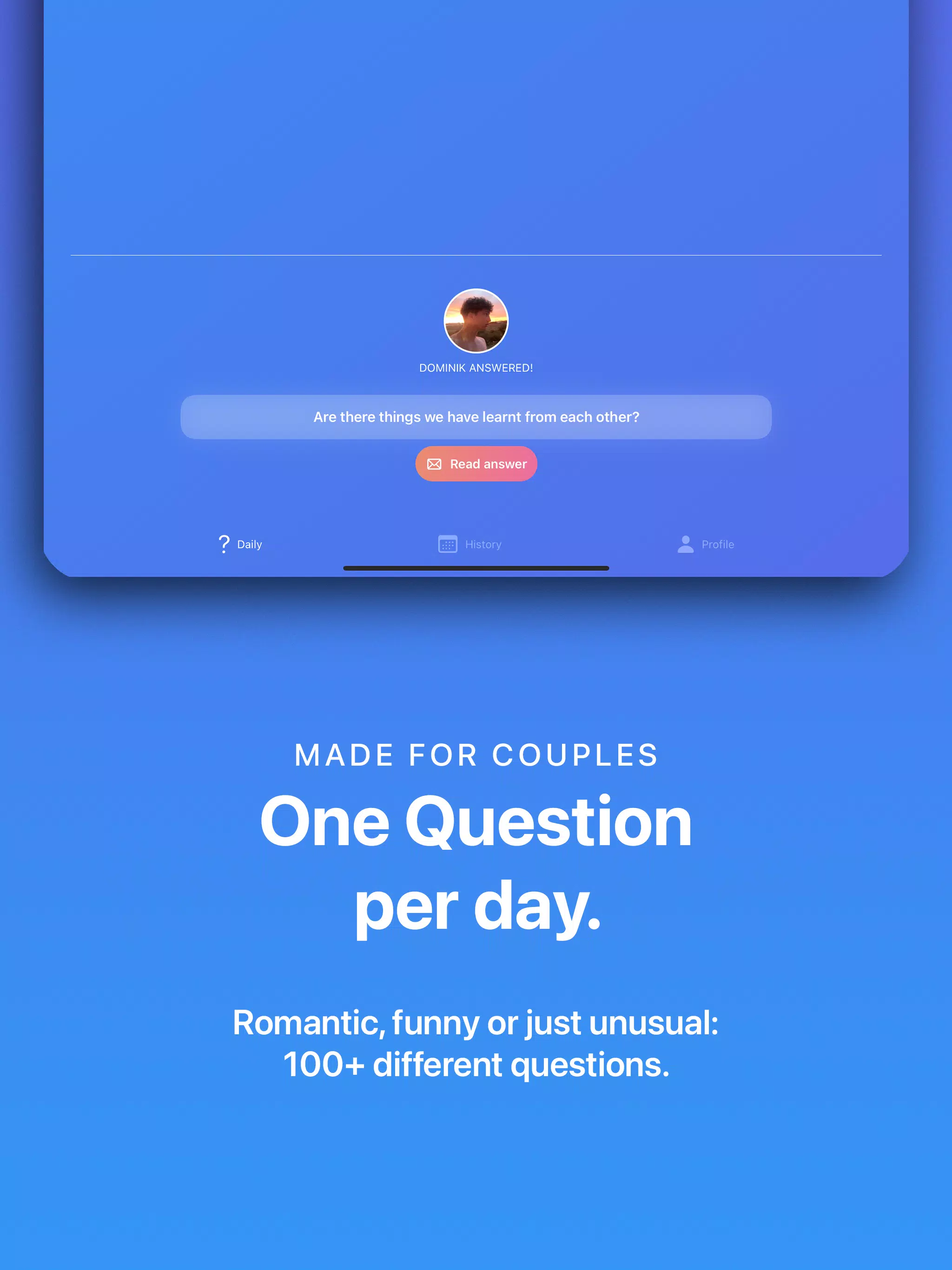 askBae: Couples Questions Screenshots