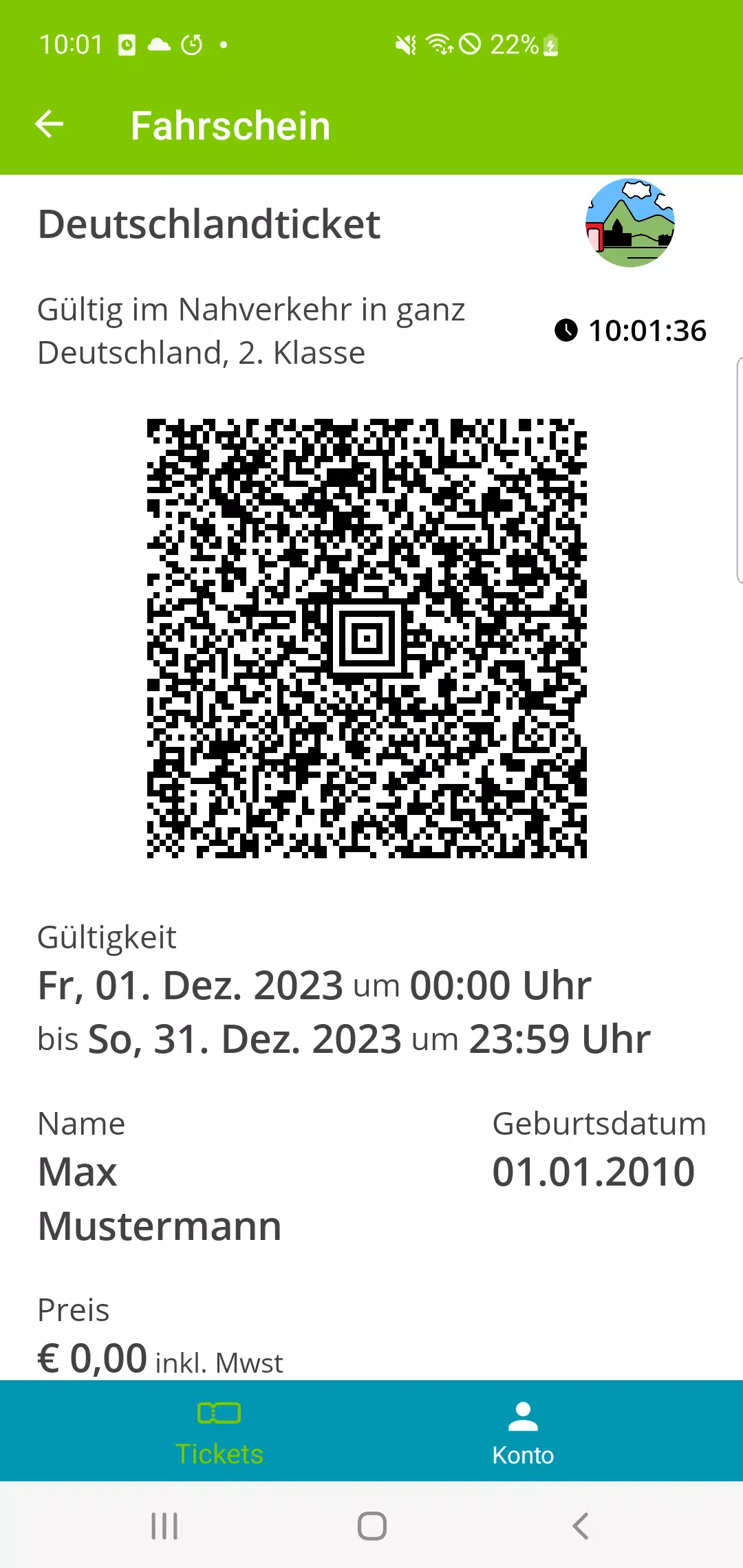 VGC Ticket Screenshots
