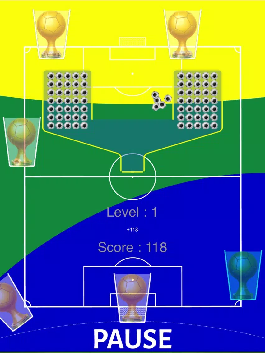 100 Soccer Balls - Brazil iPad 应用截图