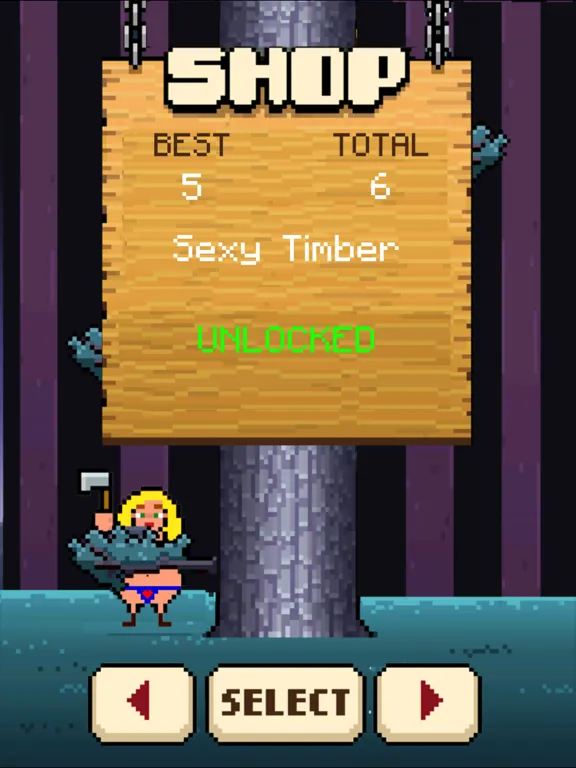 Timbergirl - Cut the Tree iPad  Screenshots