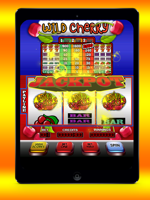 Wild Cherry Slots Machine - Free 777 slots iPad Screenshots