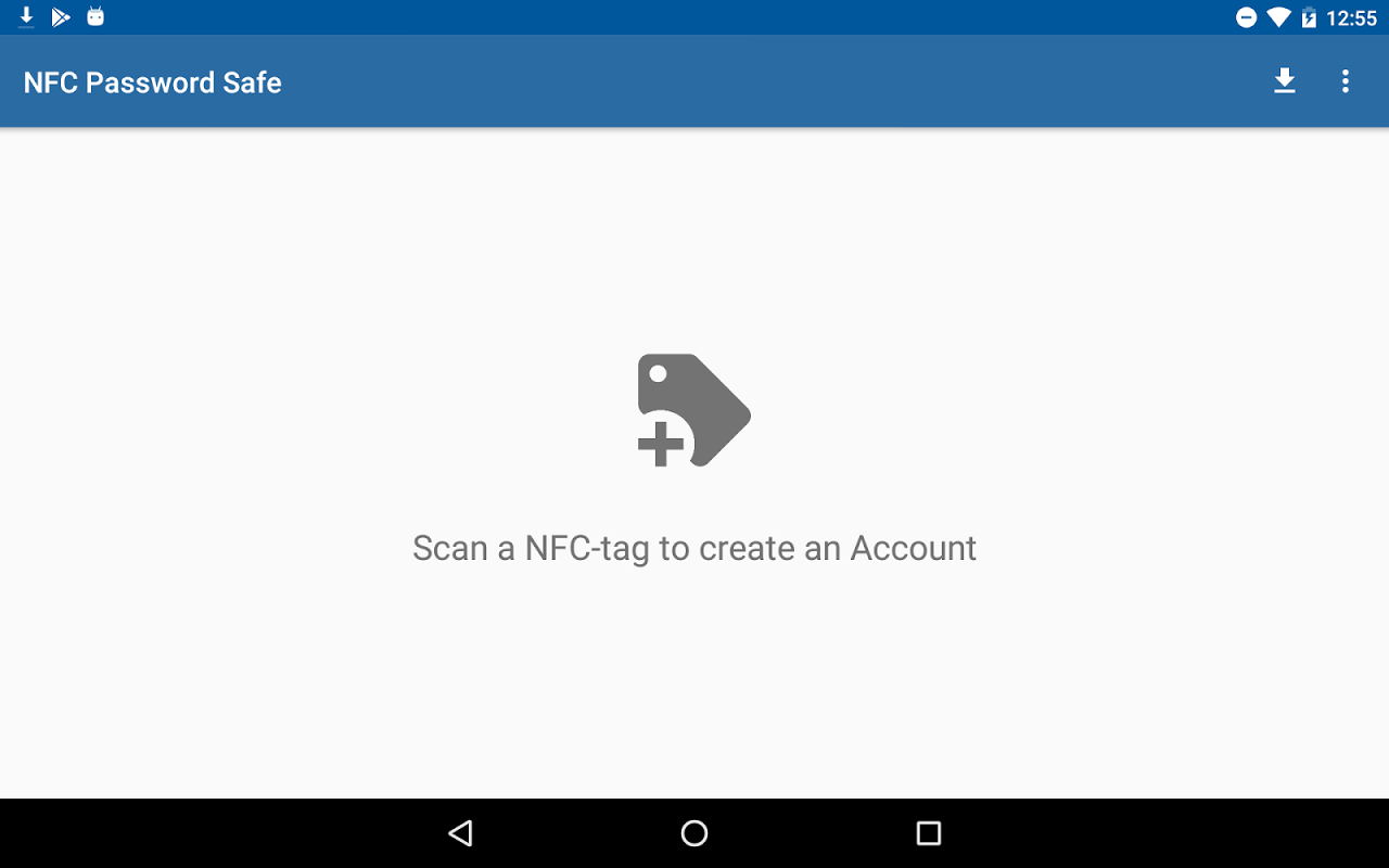 NFC Password Safe Screenshots
