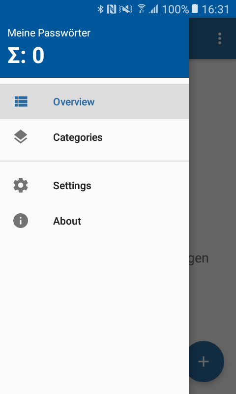 NFC Password Safe Screenshots