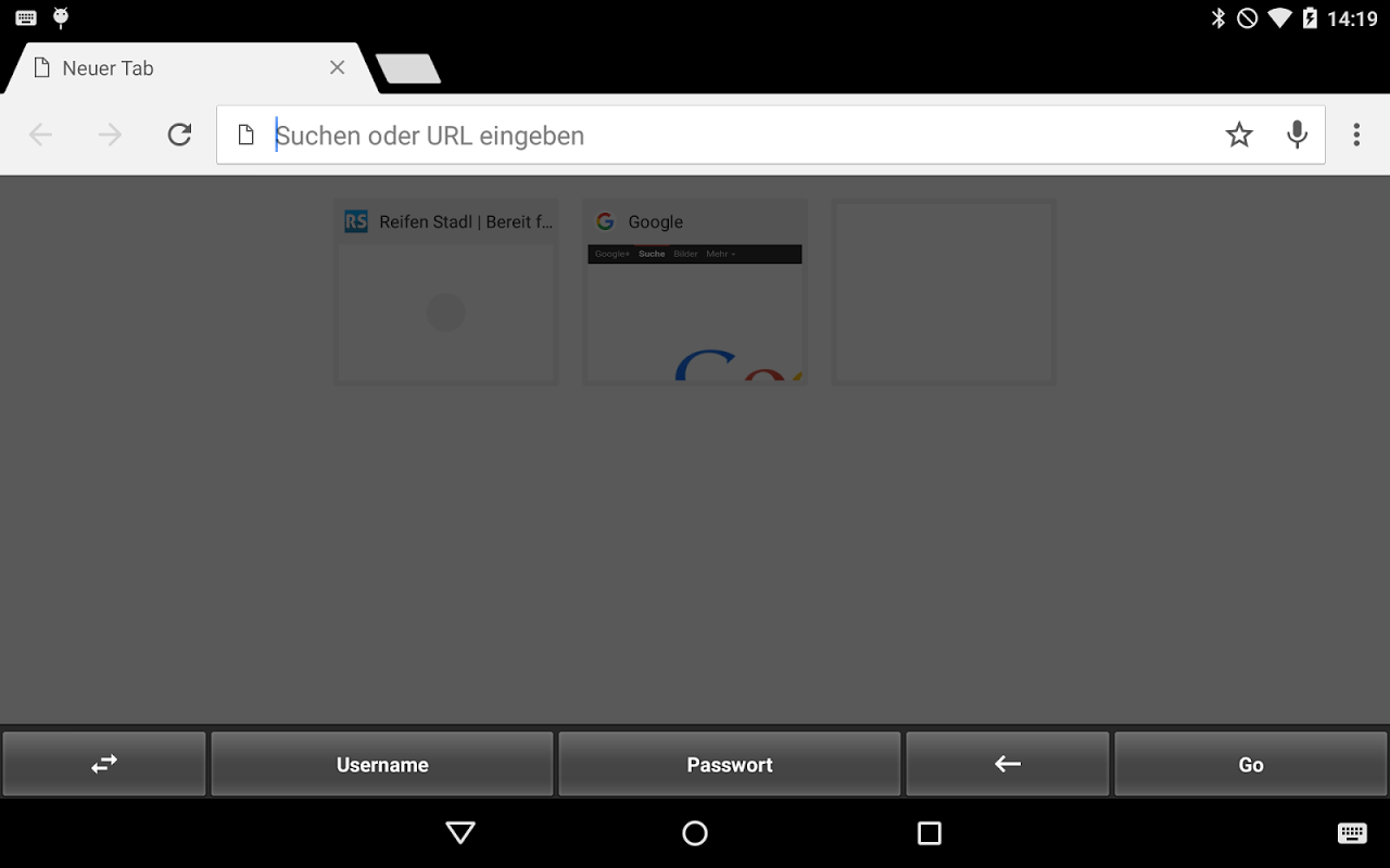NFC Password Safe Screenshots