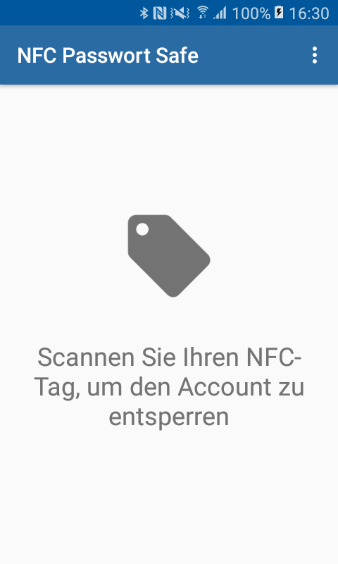 NFC Password Safe Screenshots
